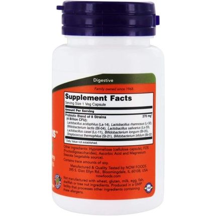 Now Foods Gr8-Dophilus Healthy Intestinal Flora 60 Vcaps