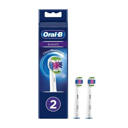 Oralb Oralb 3D White Brush Heads 2 Units
