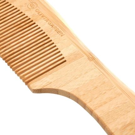 Olivia Garden Bamboo Touch Comb Eco-Conscious Bamboo Hair Comb With Handle For Thin Hair