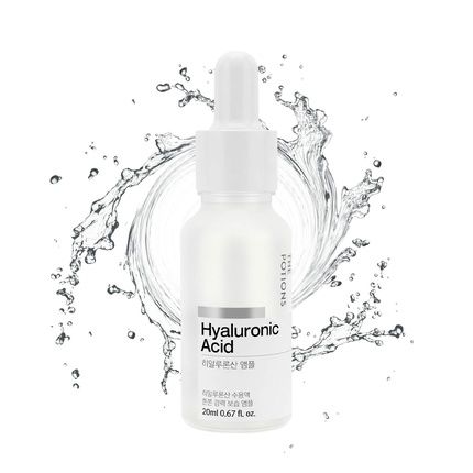 The Potions Hyaluronic Acid Ampoules For Face - Moisturizing And Anti-Aging