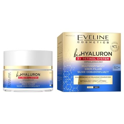 Eveline Cosmetics Biohyaluron 3X Retinol Nourishing Reconstruction Cream Filler
