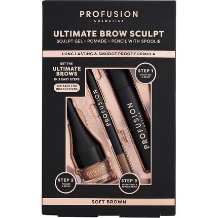 Profusion Cosmetics Ultimate Brow Sculpt Gel For Ideal Laminated Brows
