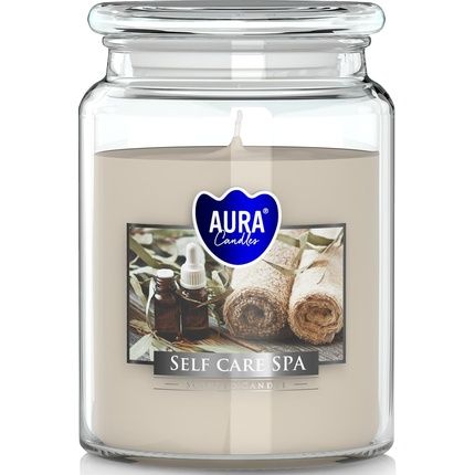 Bispol Large Scented Candle In Jar 100H Self Care Spa
