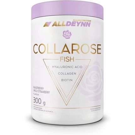 Alldeynn Collarose Fish Collagen Powder With Hyaluronic Acid And Biotin 300G Mango-Passion Fruit