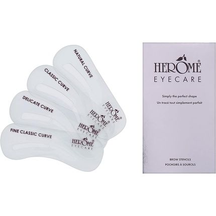 Herome Eye Care Brow Stencils - Professionally Shaped Eyebrows