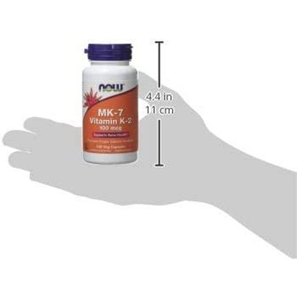100Mcg Mk-7 Vitamin K-2 120 Veg Capsules - Image 3