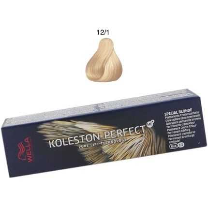 Wella Koleston Perfect Meplus Special Blonde Permanent Hair Colour 12/1 Special Blonde/Ash 60Ml
