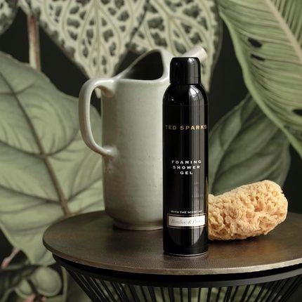 Ted Sparks Fresh Linen Black Shower Foam With Bamboo Base - Image 3