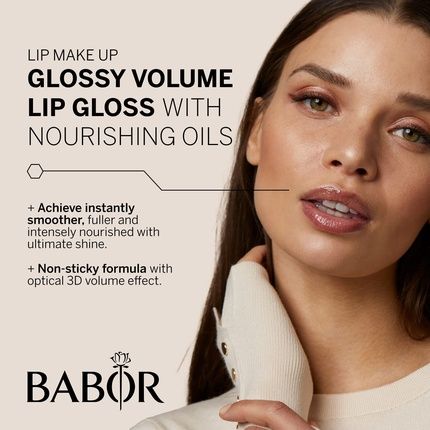 Babor Make Up Ultra Shine Lip Gloss With 3D Volume Effect And Nourishing Oils 6.5Ml 05 Rose Of Spring