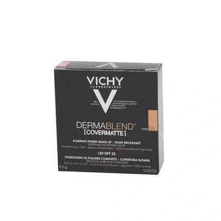 Vichy Dermablend Covermatte Compact Powder Foundation Spf 25 35 Sand 95 G