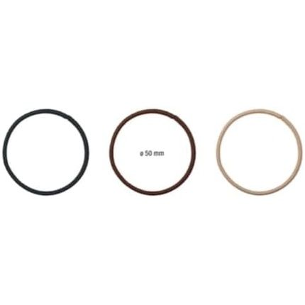 Efalock Brown Hair Elastics 10 Pack