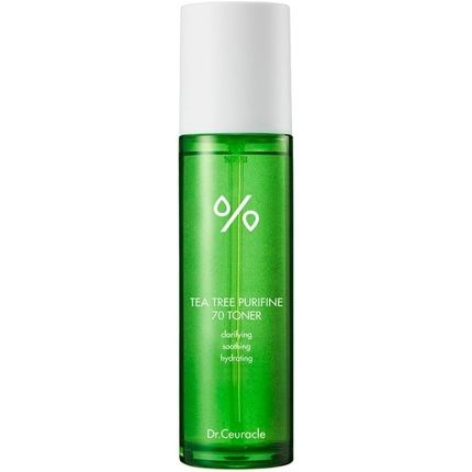 The Mildest Tea Tree Toner Effective Repairing Acne Treatment Korean Skin Care With Tea Tree 70% Extract Aloe Vera Aha Light Weight Watery Texture Without Stickiness Dr. Ceuracle