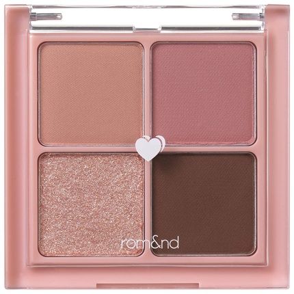 Rom&Nd Better Than Eyes 4 Color Mini Palette 02 Dry Rose