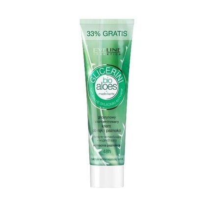 Eveline Glycerin Concentrated Hand And Nail Cream Deeply Nourishing And Smoothing Bio Aloe & Shea Butter 125Ml