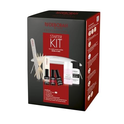 Deborah Milano Professional Manicure Starter Set With Semi-Permanent Gel Nail Polish For Professional Results At Home