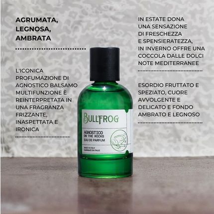 Bullfrog Eau De Parfum Agnostico On The Rocks 100Ml - Citrus And Wood - Image 3