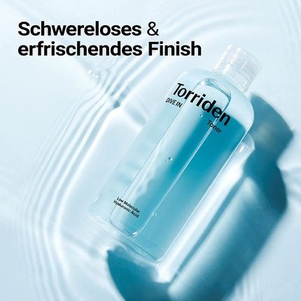 Torriden Dive-In Low Molecular Hyaluronic Acid Facial Toner 300Ml - Korean Hyaluronic Acid Facial Toner For Sensitive, Oily Skin - Clean & Vegan Beauty, Fragrance-Free, Alcohol-Free, Dye-Free