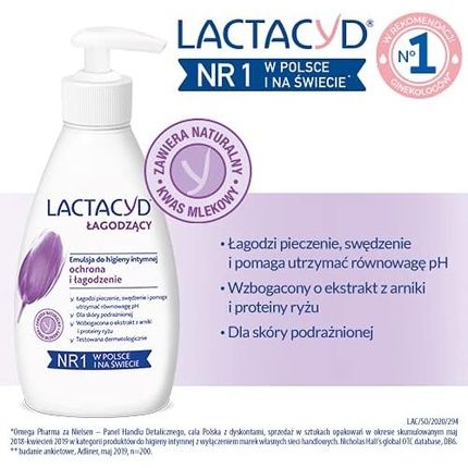 Lactacid Flowing Emulsion For Intimate Hygiene 200Ml Pump