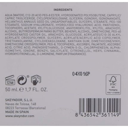 Skeyndor Power Hyaluronic Intensive Moisturizing Cream 50Ml - Image 3