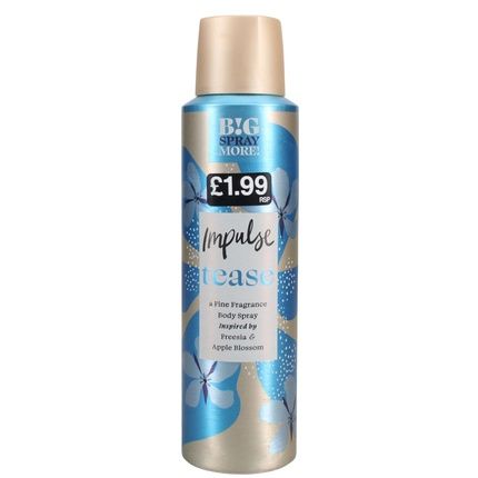 Impulse Body Spray Tease 150Ml