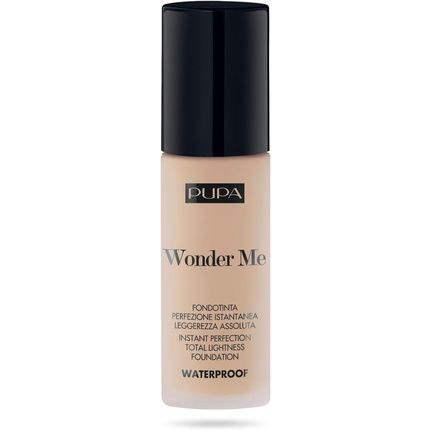 Pupa Wonder Me Liquid Waterproof Foundation 020 Light Beige Warm