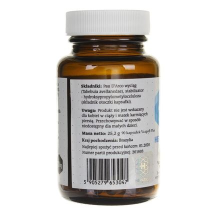 Hepatica Pau D'Arco 90 Capsules - Image 3