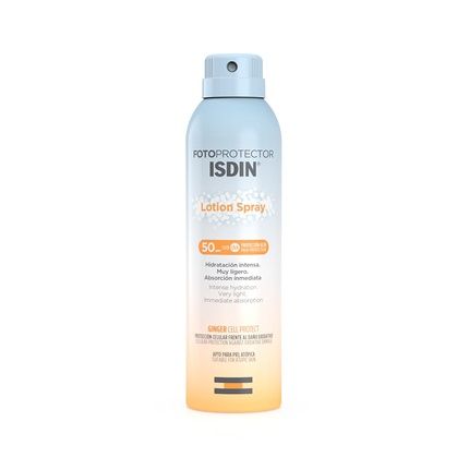 Isdin Fotoprotector Lotion Spray Lsf50 250Ml - Moisturizing Protection For Normal To Dry Skin