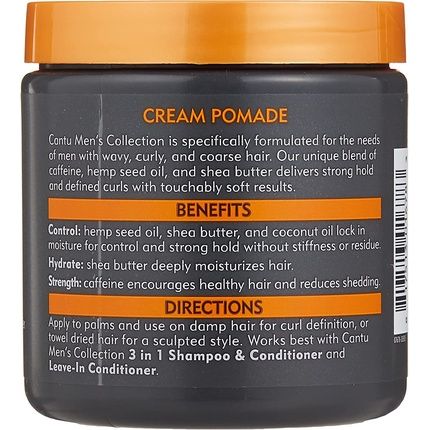 Cantu Men'S Cream Pomade 8Oz Jar
