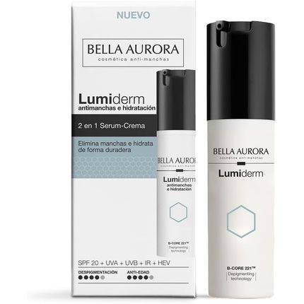 Bella Aurora Lumiderm 2-In-1 Anti-Blemish And Hydrating Serum Cream