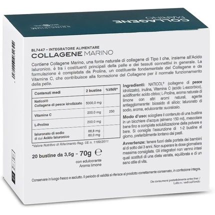 Bios Line Principium Marine Collagen Skin Elasticity Supplement 20 Bags 3.5G