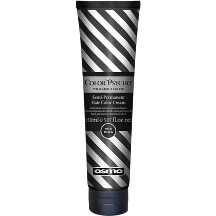 Osmo Color Psycho Wild Black Semi Permanent Hair Colour Cream Dye 150Ml
