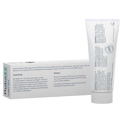 Rubaxx Cannabis Cbd Gel Cooling With Approximately 600Mg Cbd With Menthol & Peppermint Oil For Strained Muscles E.G. Back, Shoulders, Or Legs 120Ml