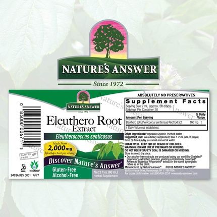 Nature'S Answer Eleuthero Root 2Oz