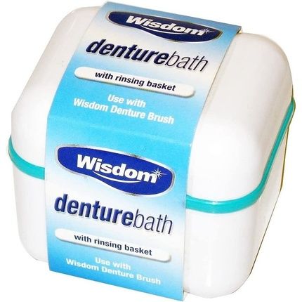 Wisdom Denture Bath With Rinsing Basket