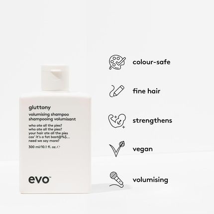Evo Gluttony Volumising Shampoo - Volume Shampoo For All Hair Types