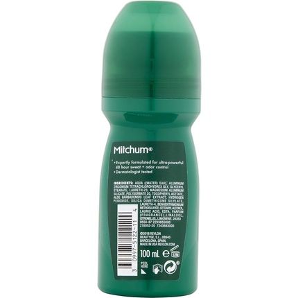 Mitchum Men 48Hr Protection Roll-On Deodorant & Antiperspirant Ice Fresh Dermatologist Tested 100Ml