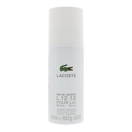 Lacoste L.12.12 Blanc Deodorant Spray 150Ml 2.857Kg - Image 3