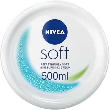Nivea Soft Moisturising Cream 500Ml - For Face And Body