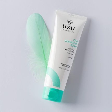 Facial Foam Cleanser With Cica Ph 5.5 120Ml - Removes Impurities, Moisturizes, Soothes And Regenerates Skin - Silky Finish - Ideal For Sensitive Skin