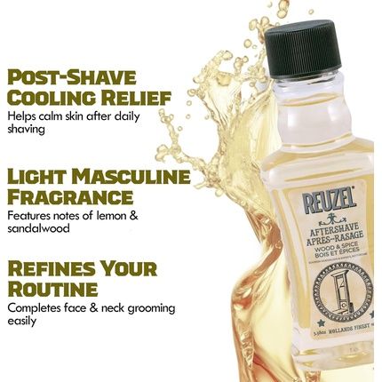 Reuzel Wood And Spice Aftershave - Easy And Hassle-Free Application