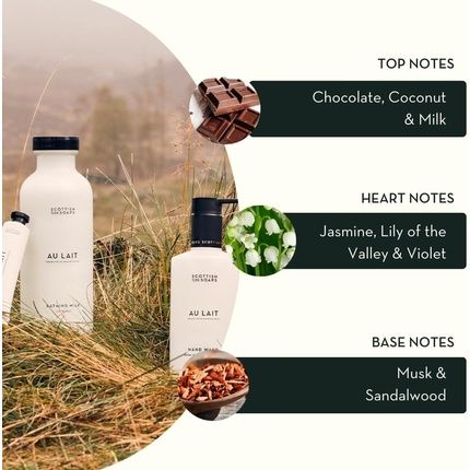 Scottish Fine Soaps Au Lait Hand Care Set Liquid Hand Wash And Hand & Body - Image 3
