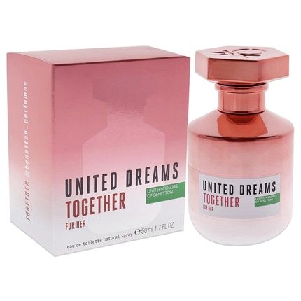 United Colors Of Benetton United Dreams Together Women Edt Spray 1.7 Oz - Image 3