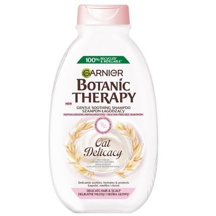 Garnier Botanic Therapy Oat Delicacy Soothing Shampoo For Delicate Hair And Scalp 400Ml