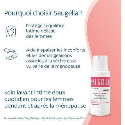 Saugella Poligyn Intimate Cleansing Care 250Ml - Image 3
