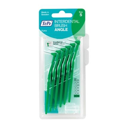Tepe Angle Interdental Brush Green 08 Mm 6 Pieces