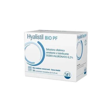 Sifi Hyalistil Bio Phosphate Free Ophthalmic Solution - 30 Single Dose Vials Of 0.25 Ml Hyaluronic Acid