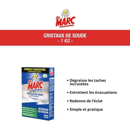 St Marc Professionnel Soda Crystals For Removing Grease And Stubborn Stains