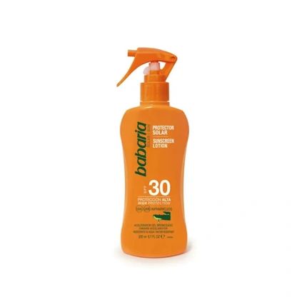 Babaria Sunscreen Spray Spf 30 200Ml Protect Your Skin With Babaria'S Aloe Vera Lotion