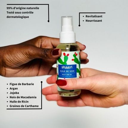 Shaeri Organic Skincare Oil With Organic Prickly Pear Oil And 4 Natural Oils