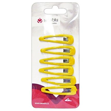 Setablu Clic Clac 5 Cm Colorati 6 Pezzi - Hair Accessories